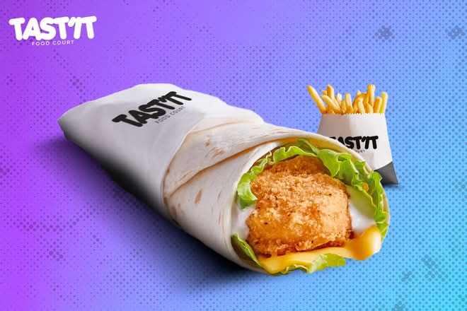 MENU CHICKEN SPICY WRAP FRITE + BOISSON