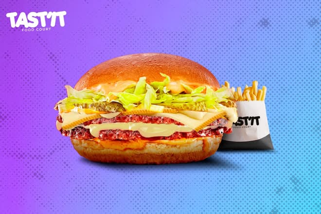 MENU SMASH DOUBLE RACLETTE FRITE + BOISSON