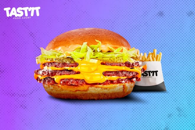 MENU SMASH TRIPLE FRITE + BOISSON